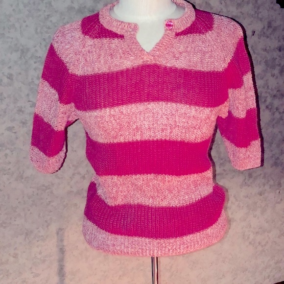 Vintage Picket & Post Knit 3/4 Sleeve Sweater - Picture 1 of 9